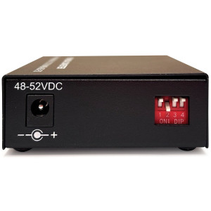 Black Box LPS600A-SFP Gigabit Ethernet PoE+ Media Converter, SFP Fiber